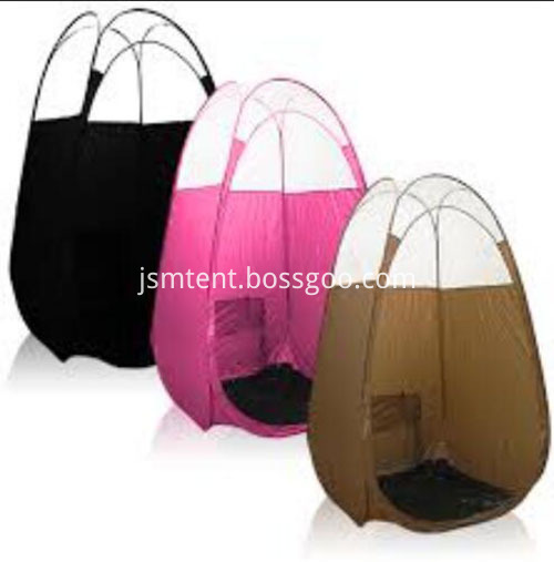 Red & Black pop up Spray Tanning Tent