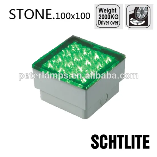 LED brick light red warm white, colorLED step light
