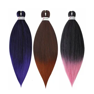 hot selling pre stretched braiding hair crochet twist braids synthetic hair Braiding