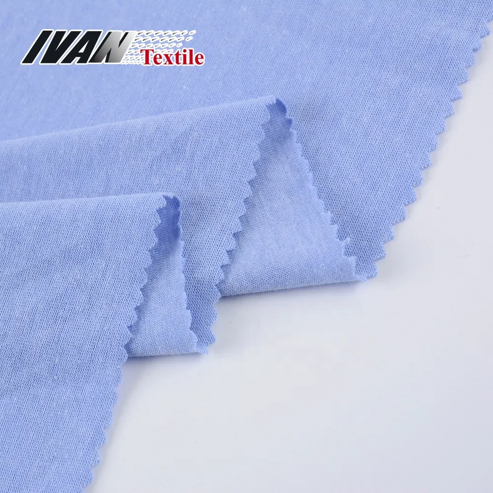 Tc ถักผ้าเจอร์ซีย์ธรรมดาสำหรับเสื้อเชิ้ต