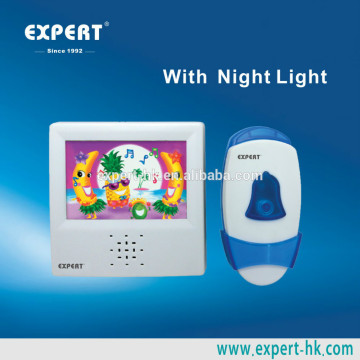 Plug-in Wireless Digital Night Light DingDong Doorbell sound