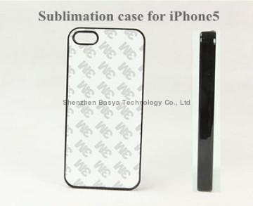 iPhone 5 sublimation blank case, front and back 2 part matte cover