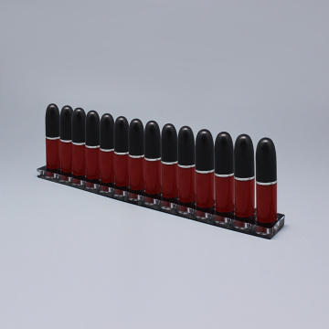 Clear Acrylic Lipstick Display Tower Brush Holder