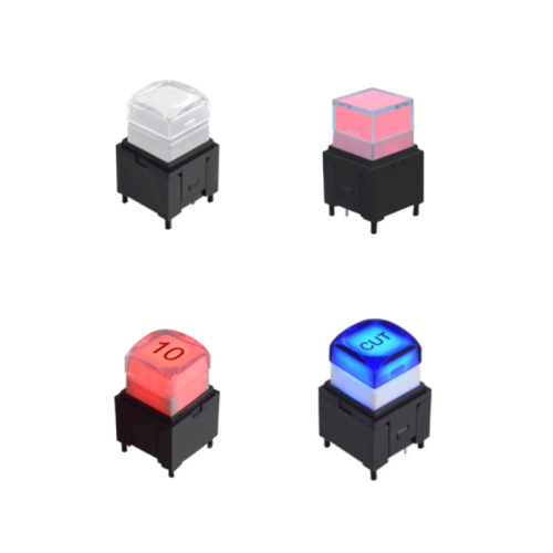 LED SPST Momentary Push -Button Switch