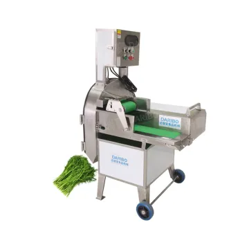 238mm Width Feeding Belt Celery Cutter Vegetable Slicing Machine for Sale