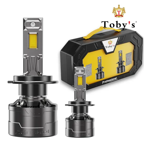 TOBYS 200W High-Brightness LED Headlight Bulbs: H15, H11, 9006, and H7 Models