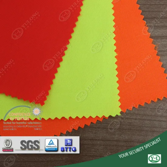 Polyester Workwear TC Fabric Fluorescent Reflect Fabric