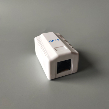 unshielded CAT6 single port surface mount box