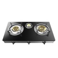 3 burner table top gas stove cooker