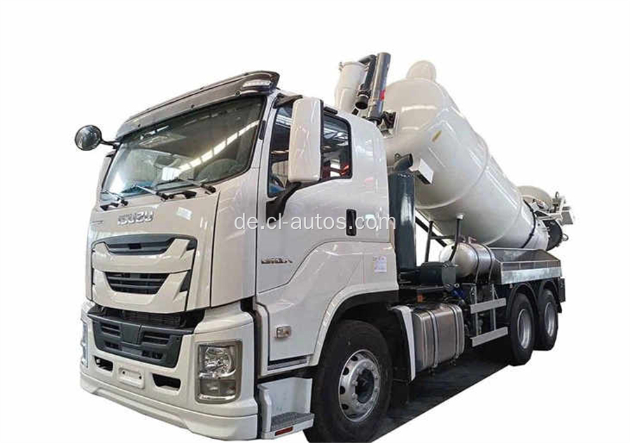 Isuzu Giga 6x4 14000 Litres 12000L Dieselmotor Drain Jettelanalkanalreinigung Saug