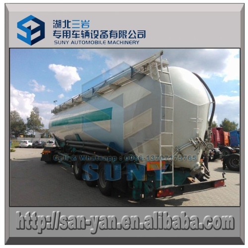 Self supporting aluminium AA5182 pressure vessel 70 cubic meter tipping tanker semi trailer