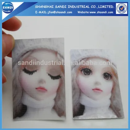 promotional lenticular 3D sticker