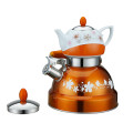 Double Whistling Kettle with Ceramic Pot