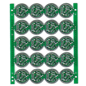 Double-sided PCB with impedance control