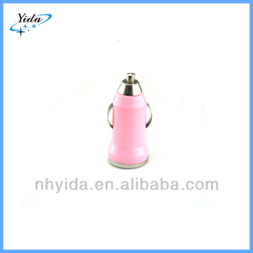 Soft Pink Bullet Car Charger For Samsung I9300 1A