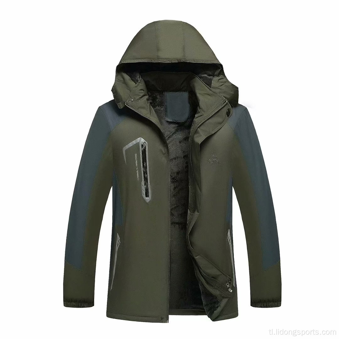 Pakyawan polyester coats windbreaker jacket para sa mga kalalakihan