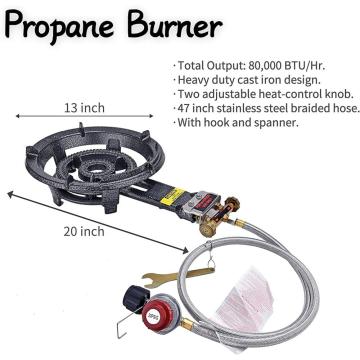 Outdoor party Propane Burner Set With Comal