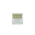 5g Luxury plastic square cosmetic container cream jar