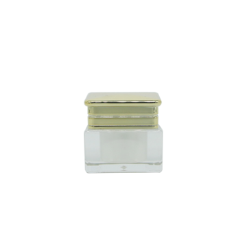 5g Luxury plastic square cosmetic container cream jar