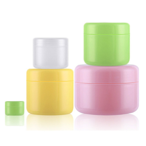 1 Pieces Quality Plastic Refillable Bottles Portable Empty Makeup Jar Pot Travel Face Cream Lotion Cosmetic Container Drop Ship