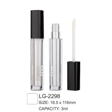Embalaje de brillo de labios cosmético cuadrados vacío LG-2298