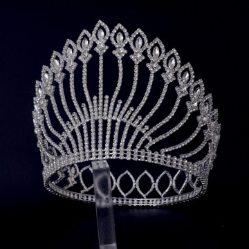 Contour band rhinestone crowns