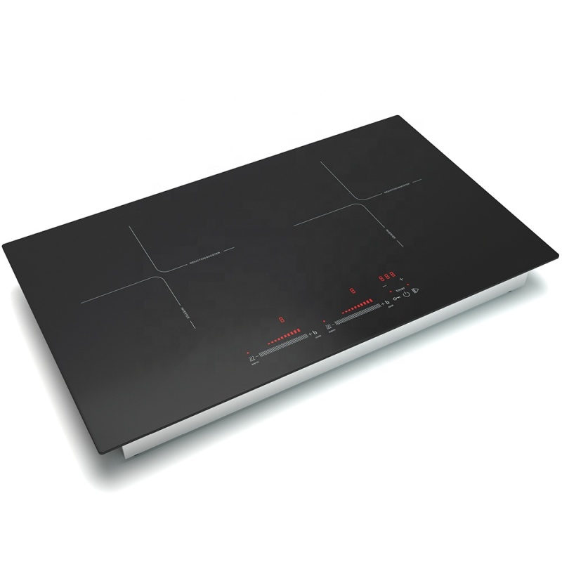 Factory Direct Sales Price Multi-function Energy Saving High-Power Waterproof Design Double Induction Cooker Built-in