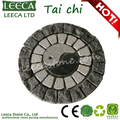 Tai chi pattern fountain paving stone