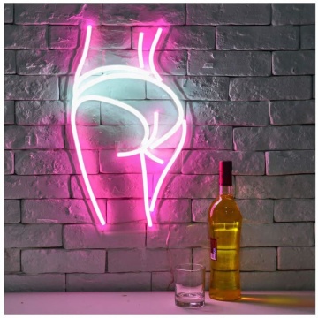 Lady LED Neon znak - seksowna sztuka pośladków do baru, pubu, sklepu, dekoracji klubu