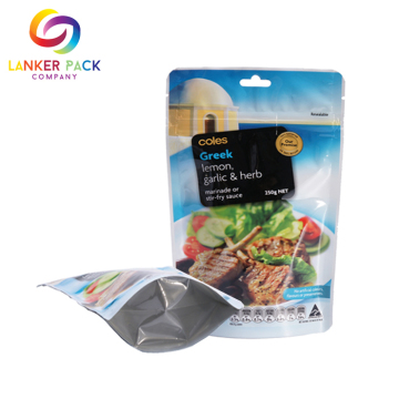 Food Grade Ziplock Custom Food Stand Up Bag