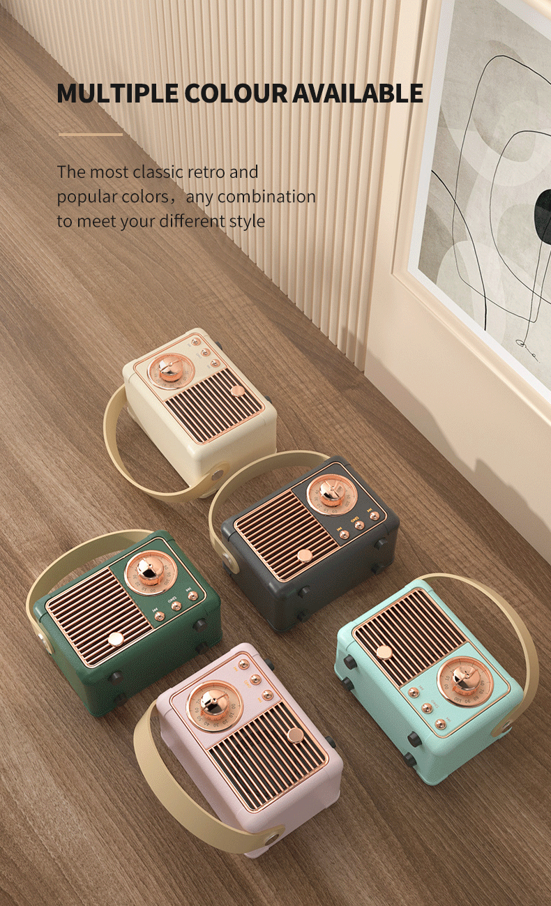 Hm 11 Mini Bluetooth Retro Speaker 10 Gif