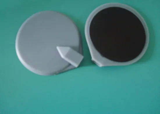 Certified Silicon Rubber Tens Pads For Electrostatic Therapy, Durable Gray 65*70mm Silicone Rubber Pad