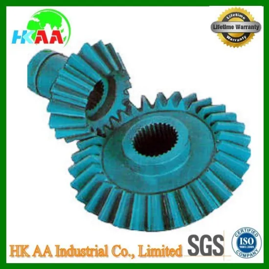 Custom grinding machine steering differential gear, steering differential spur spiral teeth bevel gear