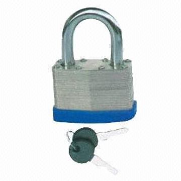 Laminated padlock, made of iron, anti-theft, customized sizes are accepted