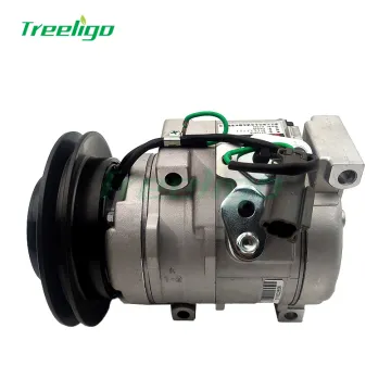 KOMATSU-7 10S15C 24V AC Air Conditioner Compressor for Excavator Air Compressors