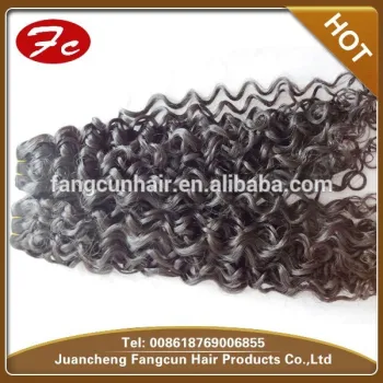 Grade 7A virgin Brazilian hair curly Brazilian virgin human hair weft