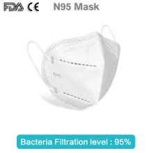 FDA ISO Certified Disposable Fold KN95/N95 Mask