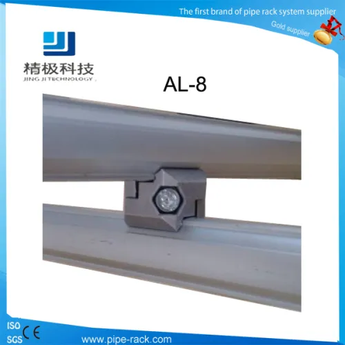 Cross Type Aluminium Pipe Rack Joints, High Quality Cross Type