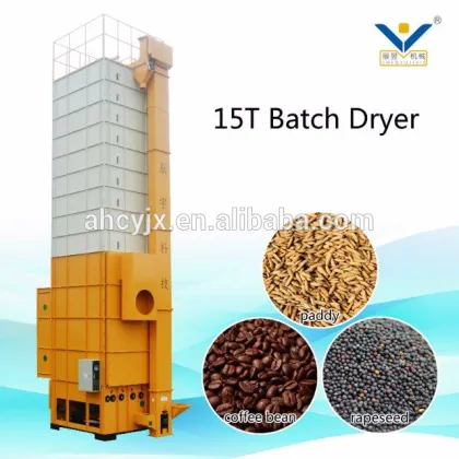 Agriculture machinery batch type rice grain dryer machine