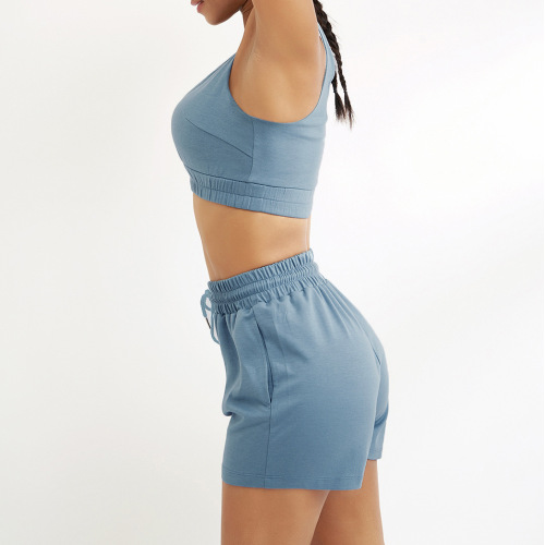 Женские шорты для йоги и комплекты спортивного бюстгальтера