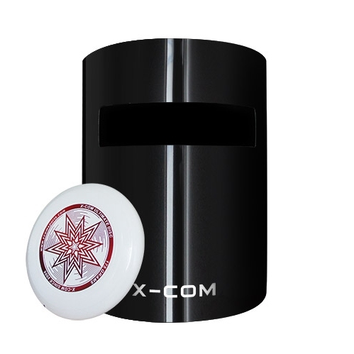 X-COM PP Plastic Black Color Frisbee Barrel Cylinder