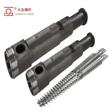 Inaprubahan ng High Output WPC Floor Conical Twin Screw Barrel