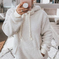 Herbst Winter Frauen Fuzzy Fleece Hoodies