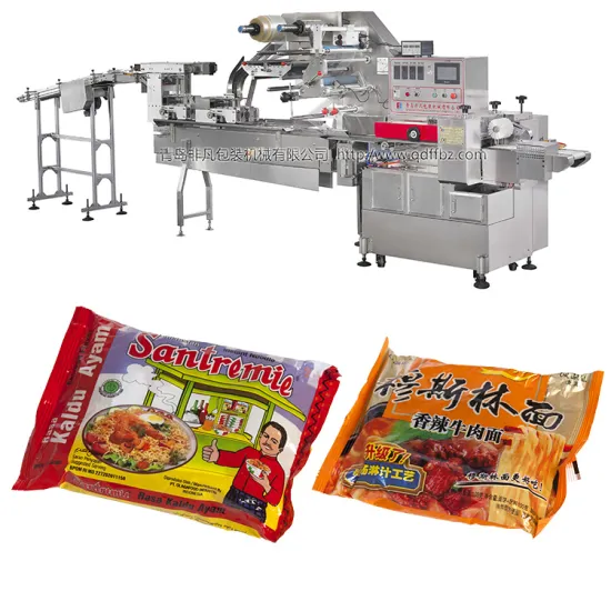 Fully Automatic Flow Horizontal Food Burger Croissant Bread Production Line