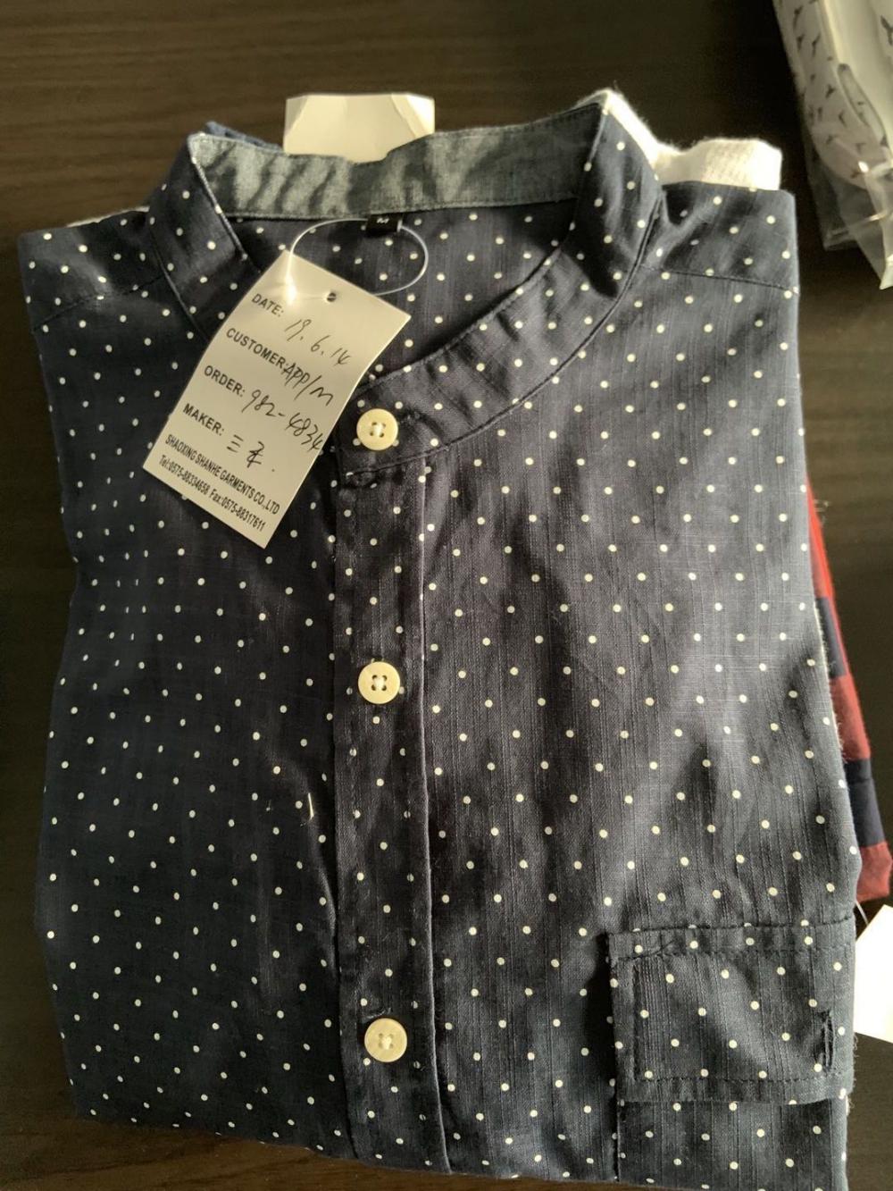 100% Premium Cotton Shirt Custom Print Men Shirt