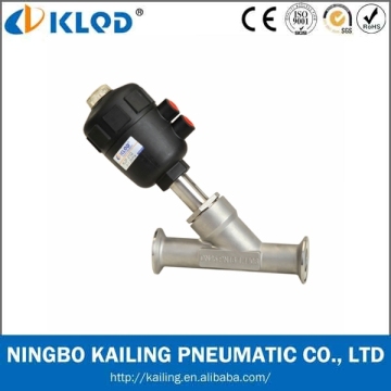 Copetitive price welded pneumatic angle seat valve DN15