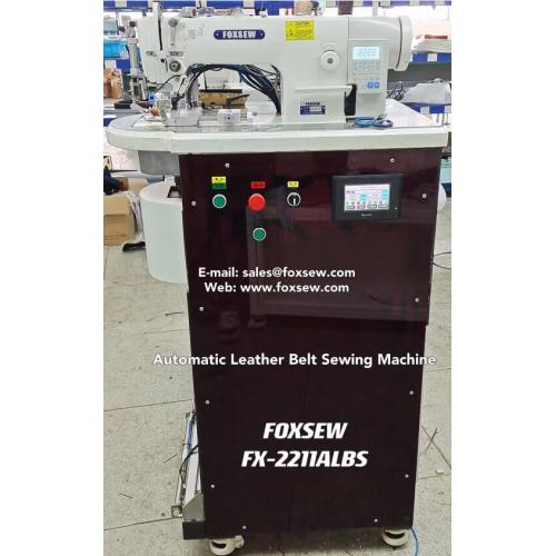 Machine de couture à courroie en cuir automatique
