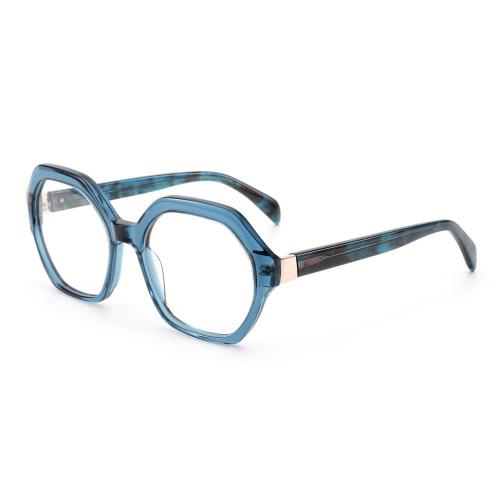Custom Women Geometric Acetate Optical Glasses