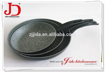 FORGED ALUMINUM ECONOMIC STONE NON STICK FRYING PAN WITH MARBLE COATING