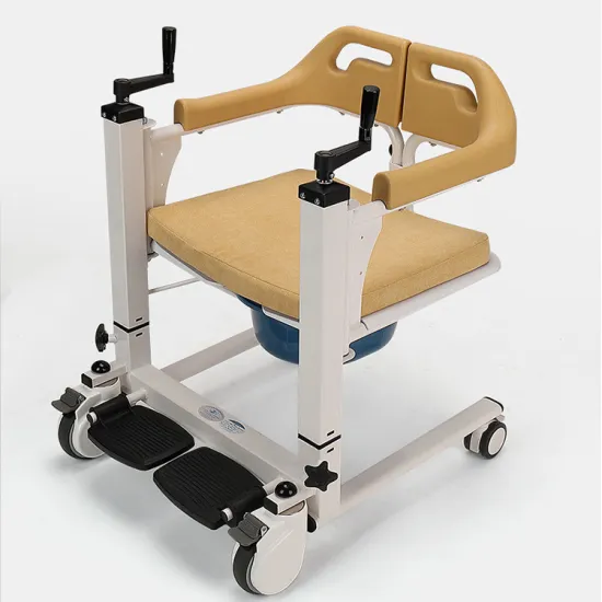 Multifunctional Elderly Movement Machine: Lifting Bath Chair Trolley Potty Seat for Nursing Care